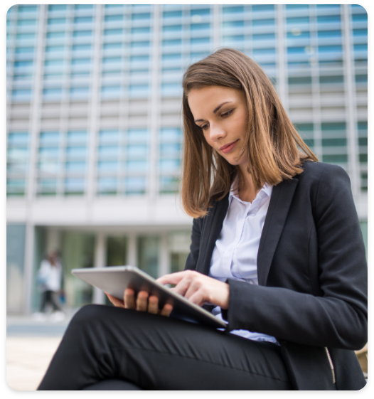 woman-using-tablet-front-her-office woman-using-tablet-front-her-office